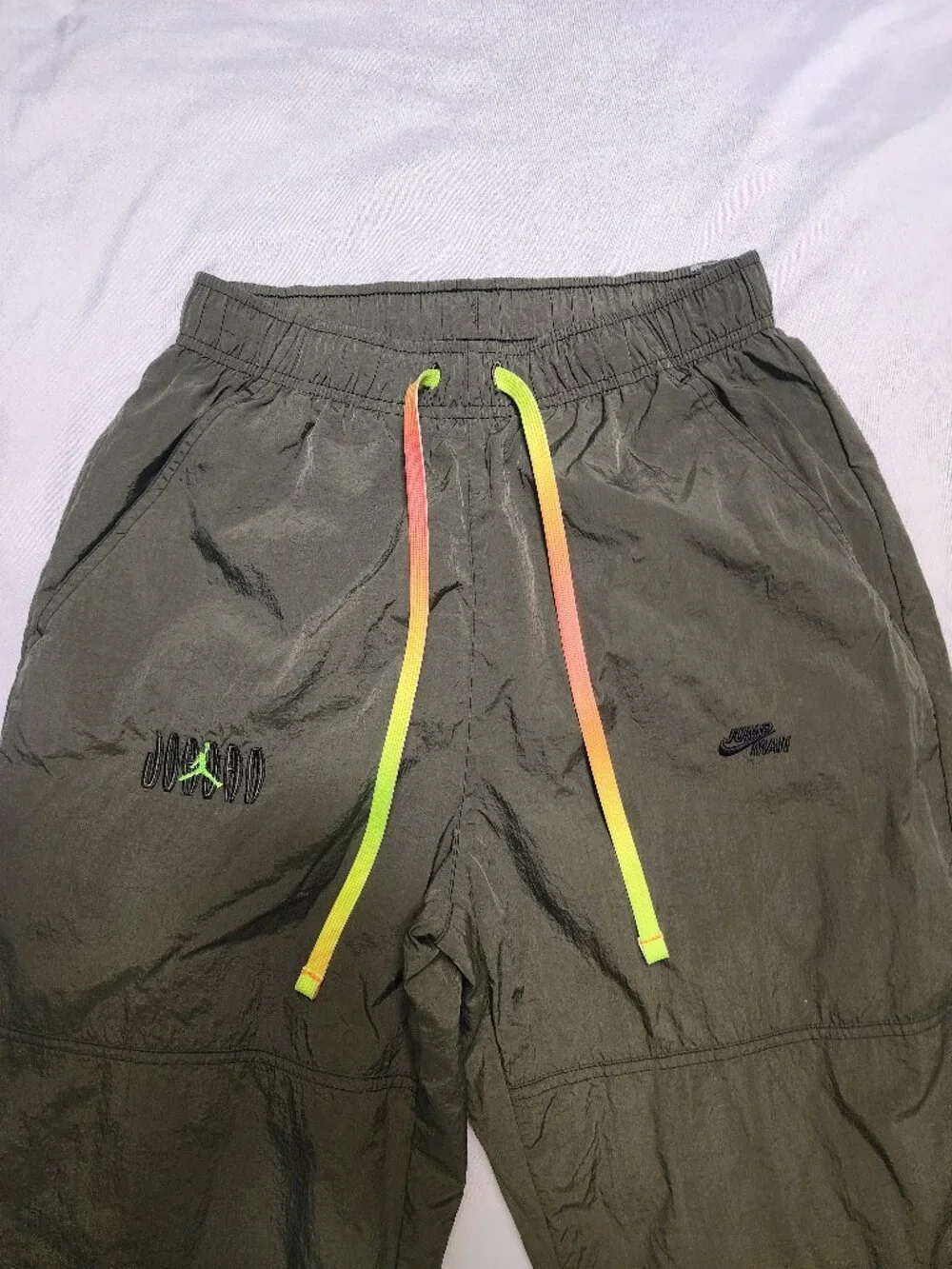 Jordan Flight MVP Statement Woven Pants Men’s Small Olive Green